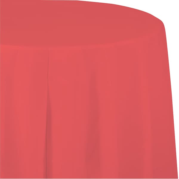 Touch Of Color Cobalt Blue Round Plastic Tablecloth, 82", 12PK 703147 - main